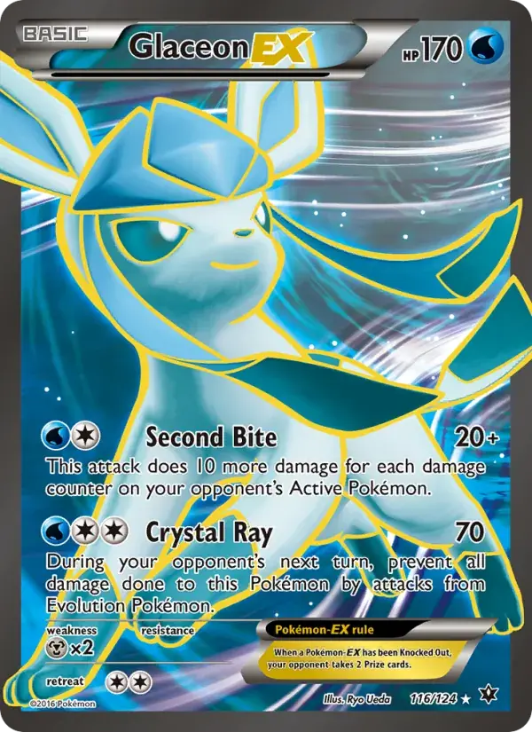 Glaceon EX - 116/129 - Fates Collide