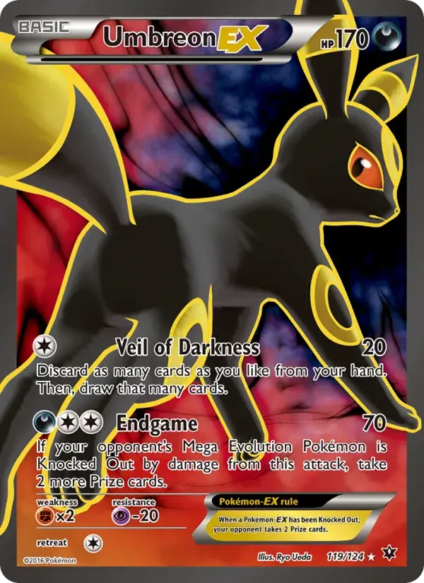 Umbreon EX - 119/129 - Fates Collide
