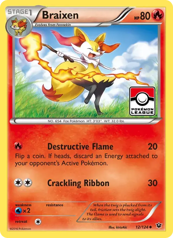 Braixen - 12/129 - Fates Collide