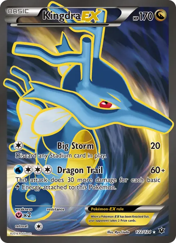 Kingdra EX - 122/129 - Fates Collide