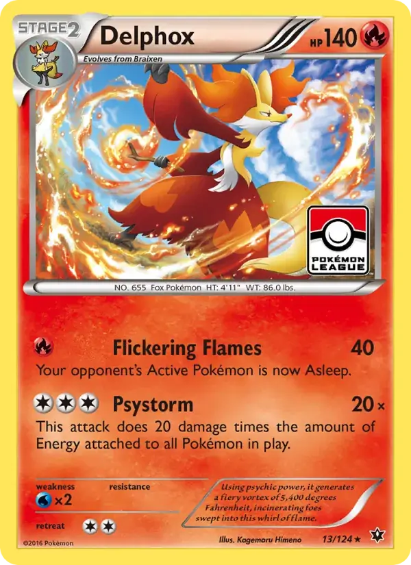 Delphox - 13/129 - Fates Collide
