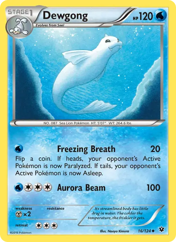Dewgong - 16/129 - Fates Collide