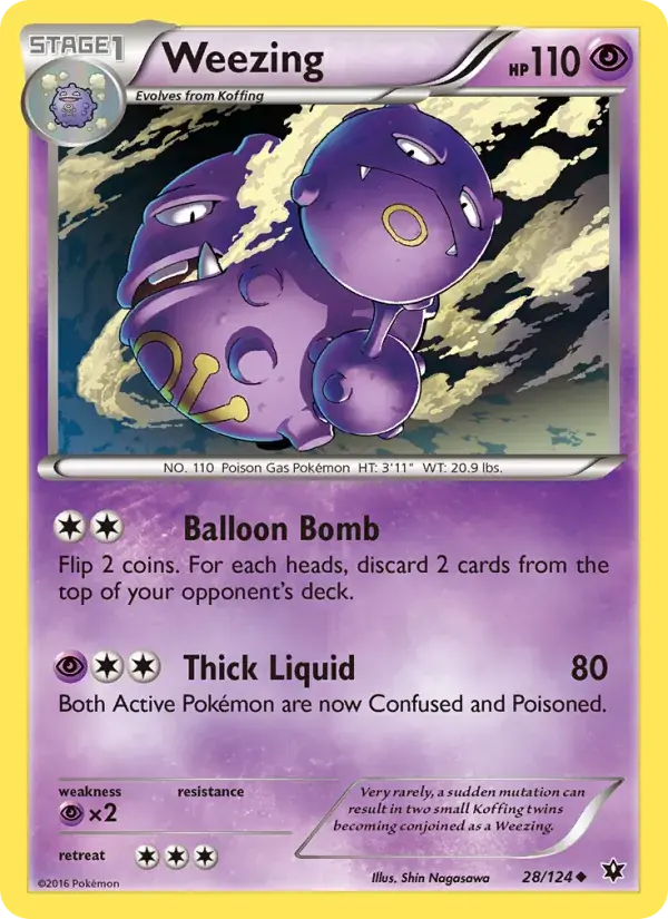 Weezing - 28/129 - Fates Collide