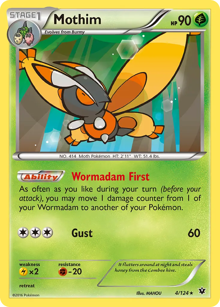 Mothim - 4/129 - Fates Collide