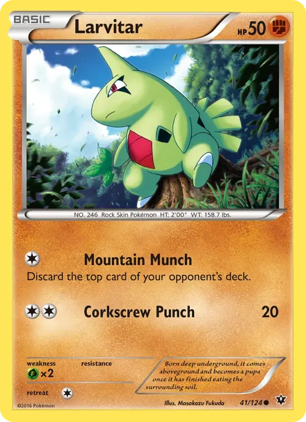 Larvitar - 41/129 - Fates Collide