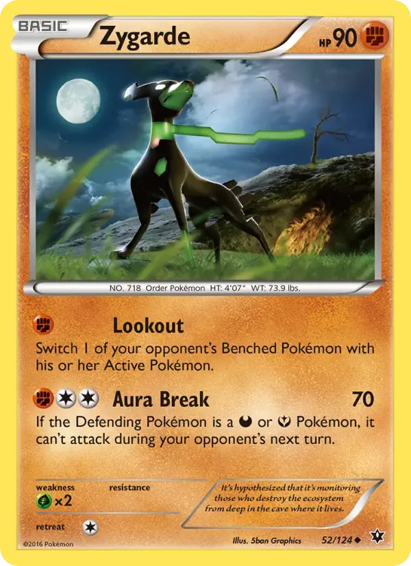 Zygarde - 52/129 - Fates Collide