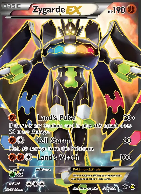 Zygarde EX - 54a/129 - Fates Collide