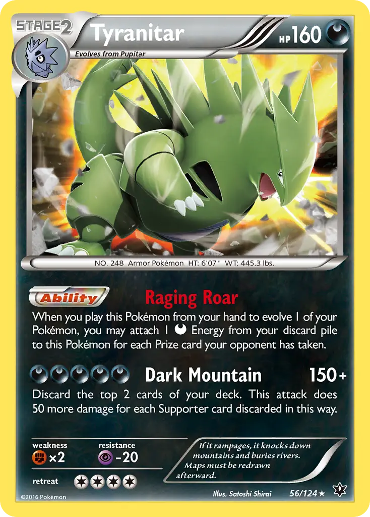Tyranitar - 56/129 - Fates Collide