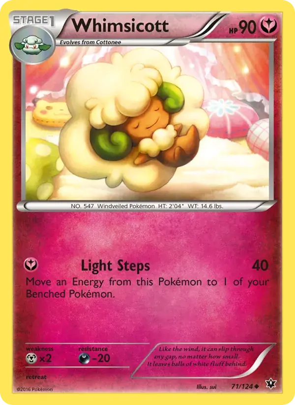 Whimsicott - 71/129 - Fates Collide