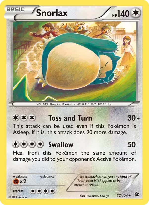Snorlax - 77/129 - Fates Collide