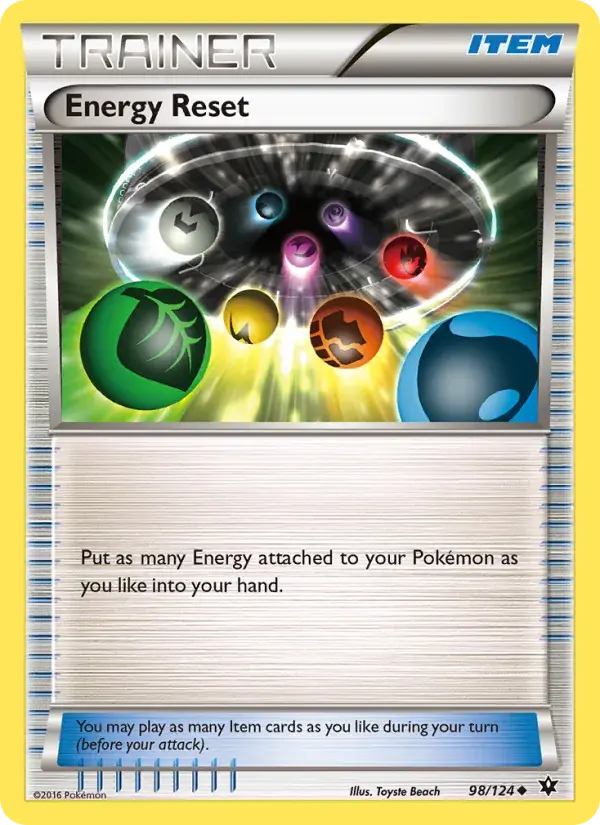 Energy Reset - 98/129 - Fates Collide