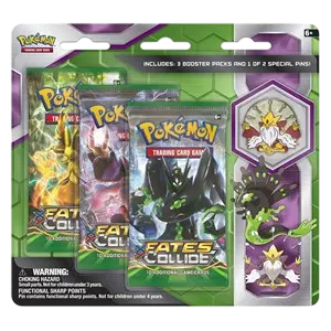 Fates Collide: Mega Alakazam Pin 3-Pack Blister