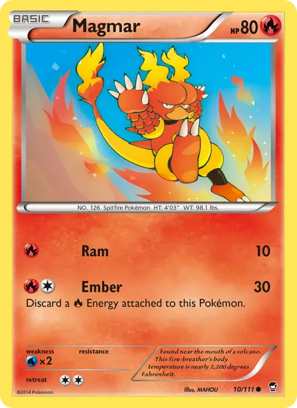 Magmar - 10/114 - Furious Fists
