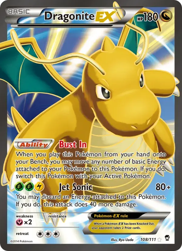 Dragonite EX - 108/114 - Furious Fists