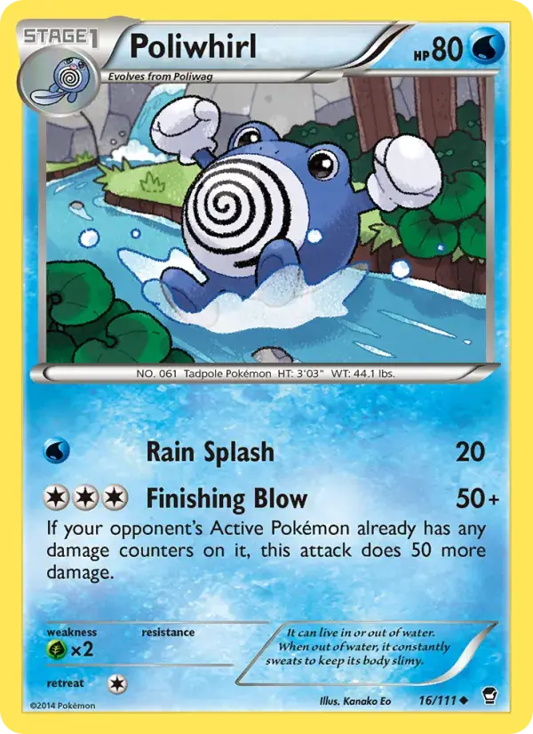 Poliwhirl - 16/114 - Furious Fists
