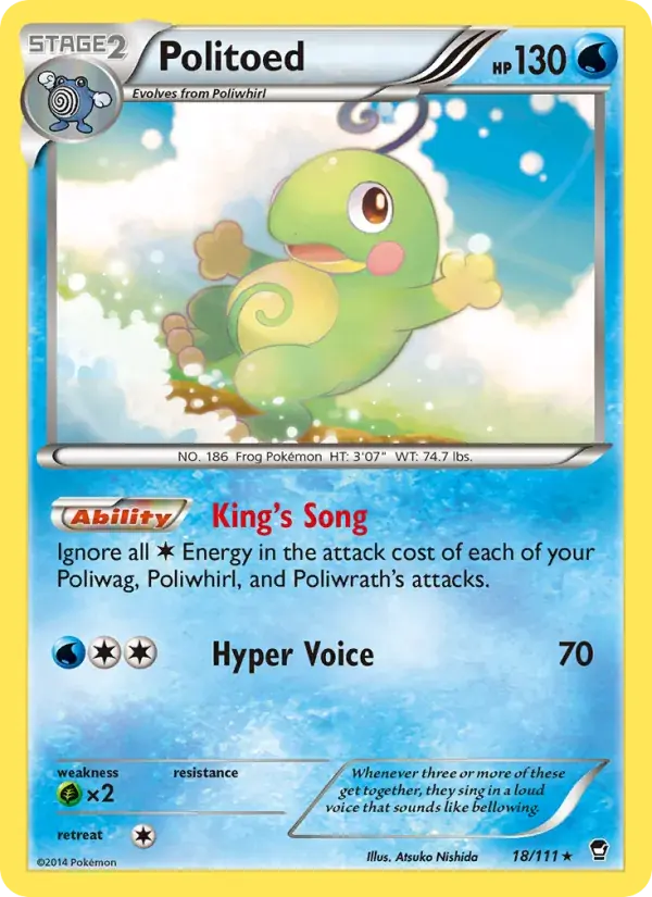 Politoed - 18/114 - Furious Fists