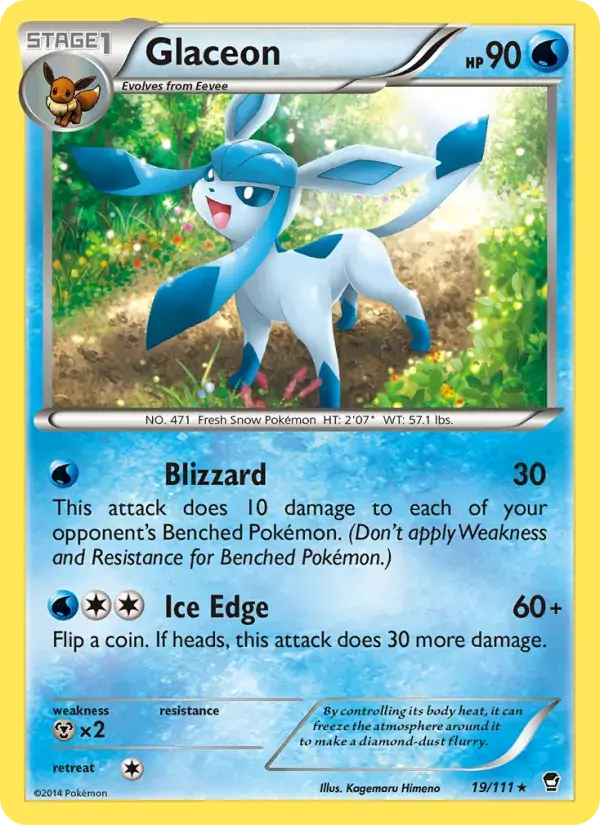 Glaceon - 19/114 - Furious Fists