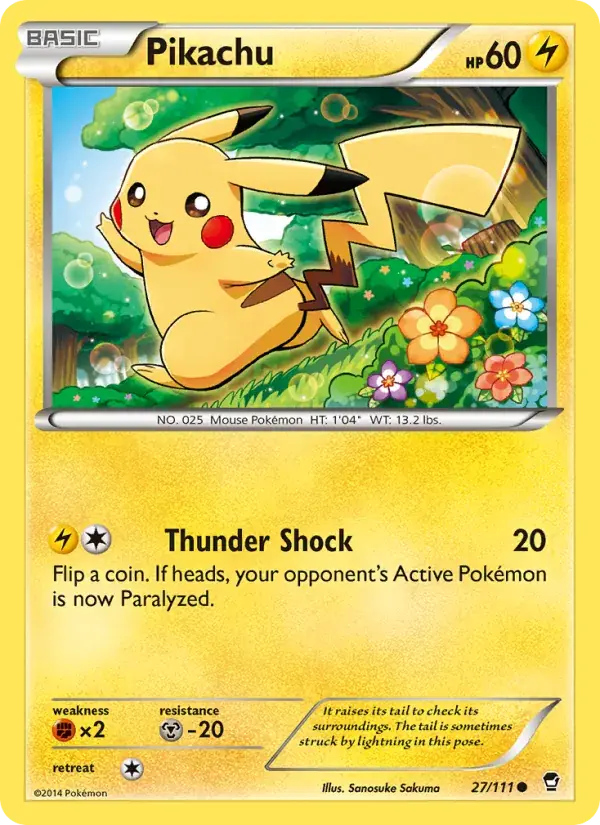 Pikachu - 27/114 - Furious Fists