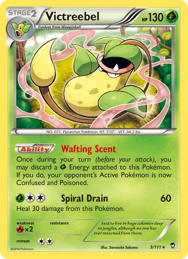 Victreebel - 3/114 - Furious Fists