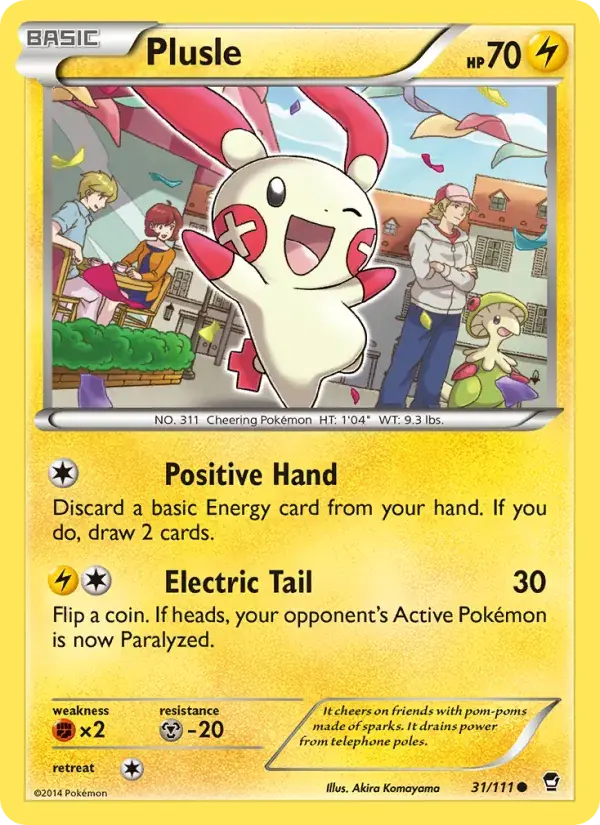 Plusle - 31/114 - Furious Fists