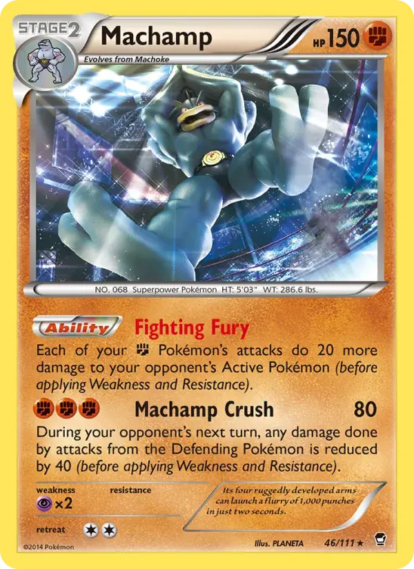 Machamp - 46/114 - Furious Fists