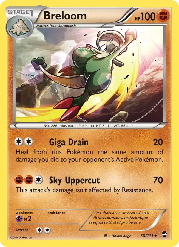 Breloom - 50/114 - Furious Fists