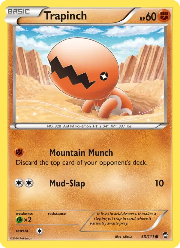 Trapinch - 53/114 - Furious Fists
