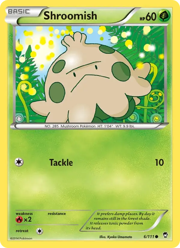 Shroomish - 6/114 - Furious Fists