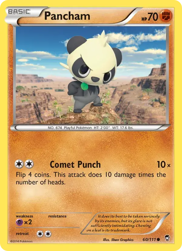 Pancham - 60/114 - Furious Fists