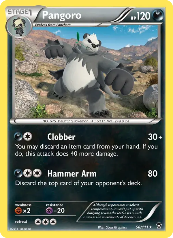 Pangoro - 68/114 - Furious Fists