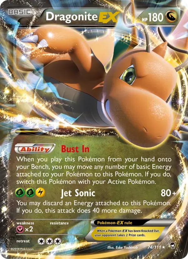 Dragonite EX - 74/114 - Furious Fists