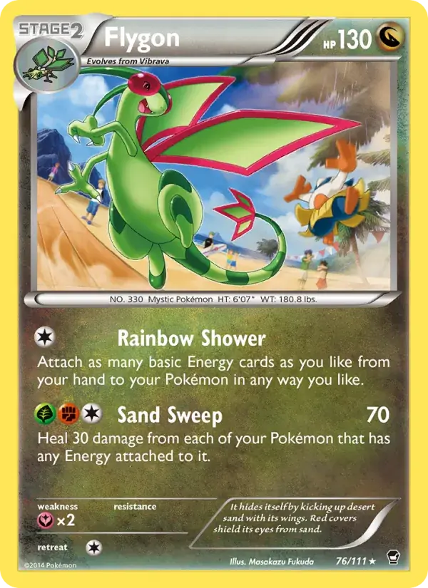 Flygon - 76/114 - Furious Fists