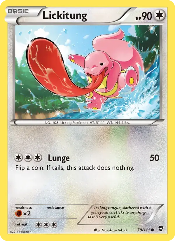 Lickitung - 78/114 - Furious Fists