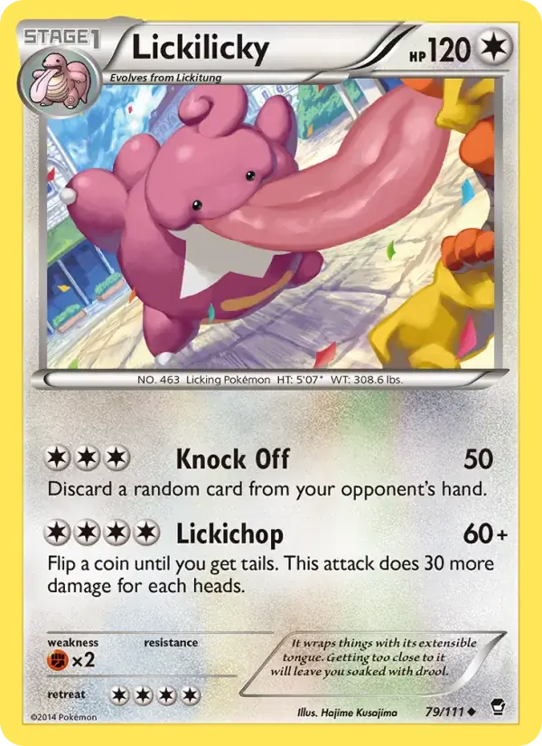 Lickilicky - 79/114 - Furious Fists
