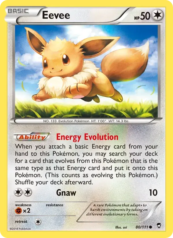 Eevee - 80/114 - Furious Fists