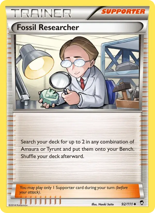 Fossil Researcher - 92/114 - Furious Fists