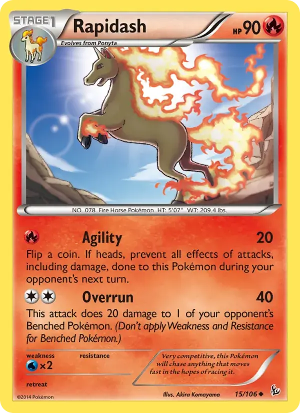 Rapidash - 15/110 - Flashfire