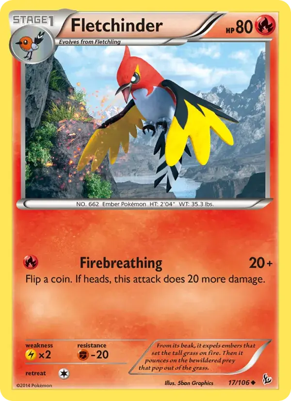 Fletchinder - 17/110 - Flashfire