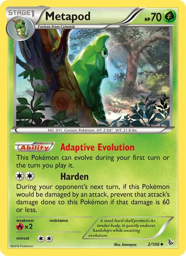 Metapod - 2/110 - Flashfire