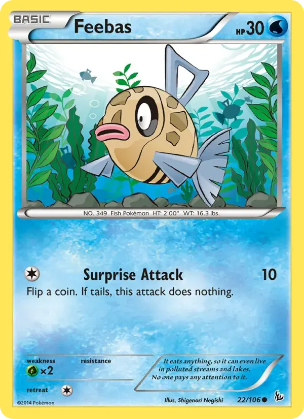 Feebas - 22/110 - Flashfire