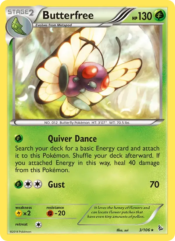 Butterfree - 3/110 - Flashfire