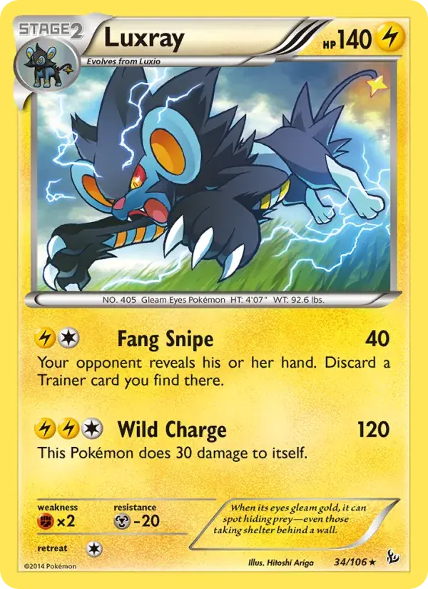 Luxray - 34/110 - Flashfire