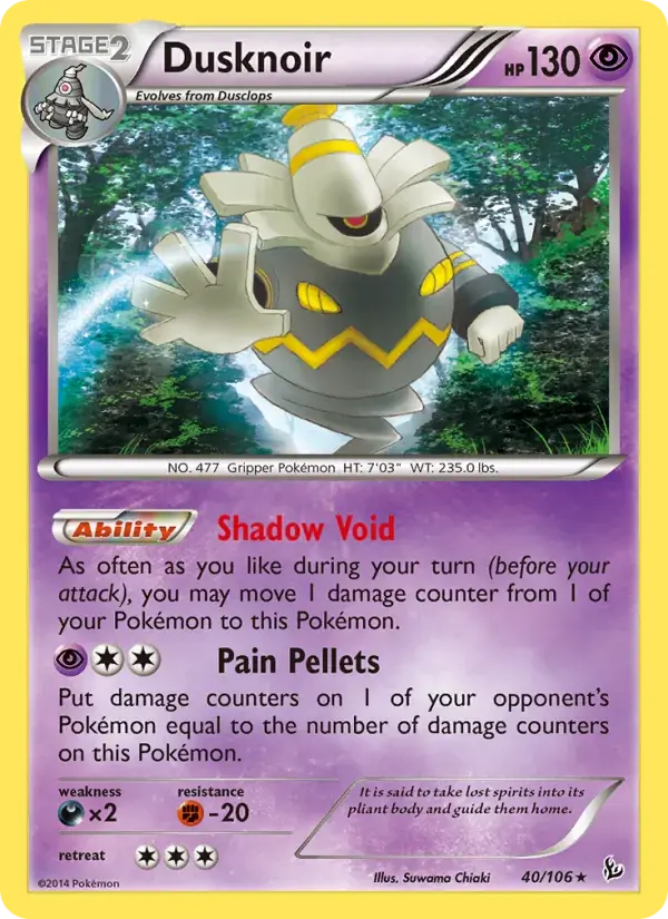 Dusknoir - 40/110 - Flashfire