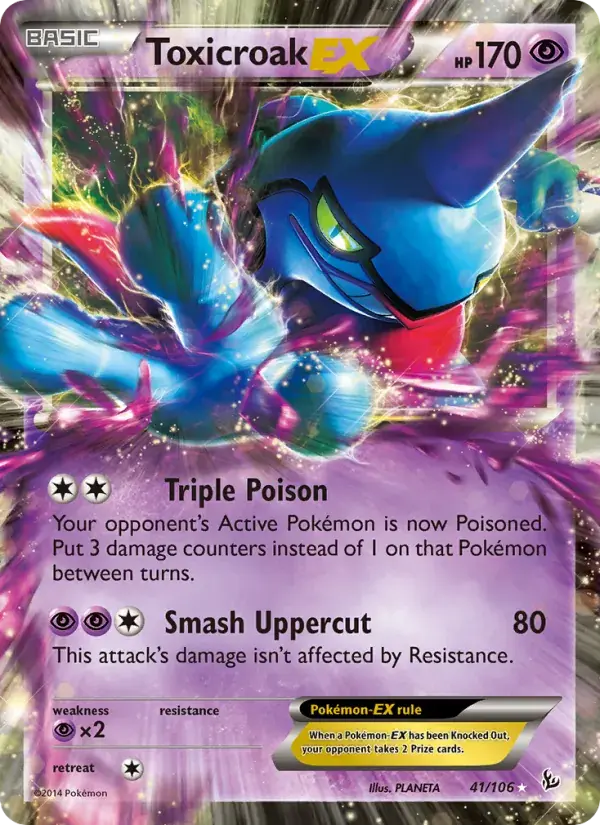 Toxicroak EX - 41/110 - Flashfire
