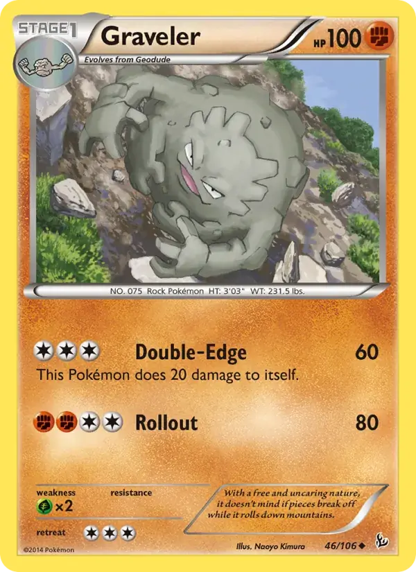 Graveler - 46/110 - Flashfire