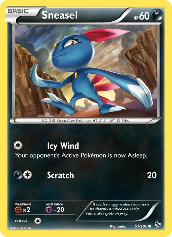 Sneasel - 51/110 - Flashfire