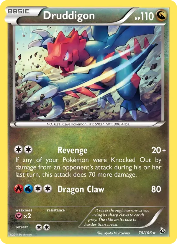 Druddigon - 70/110 - Flashfire