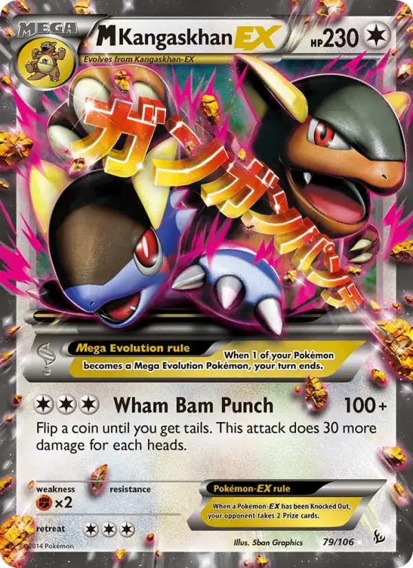 M Kangaskhan EX - 79/110 - Flashfire