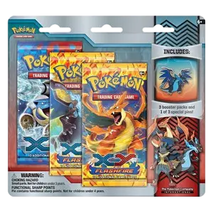 Mega Charizard X Pin 3-Pack Blister