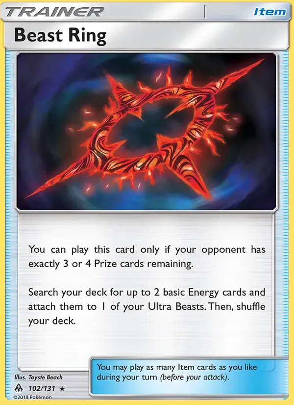 Beast Ring - 102/146 - Forbidden Light